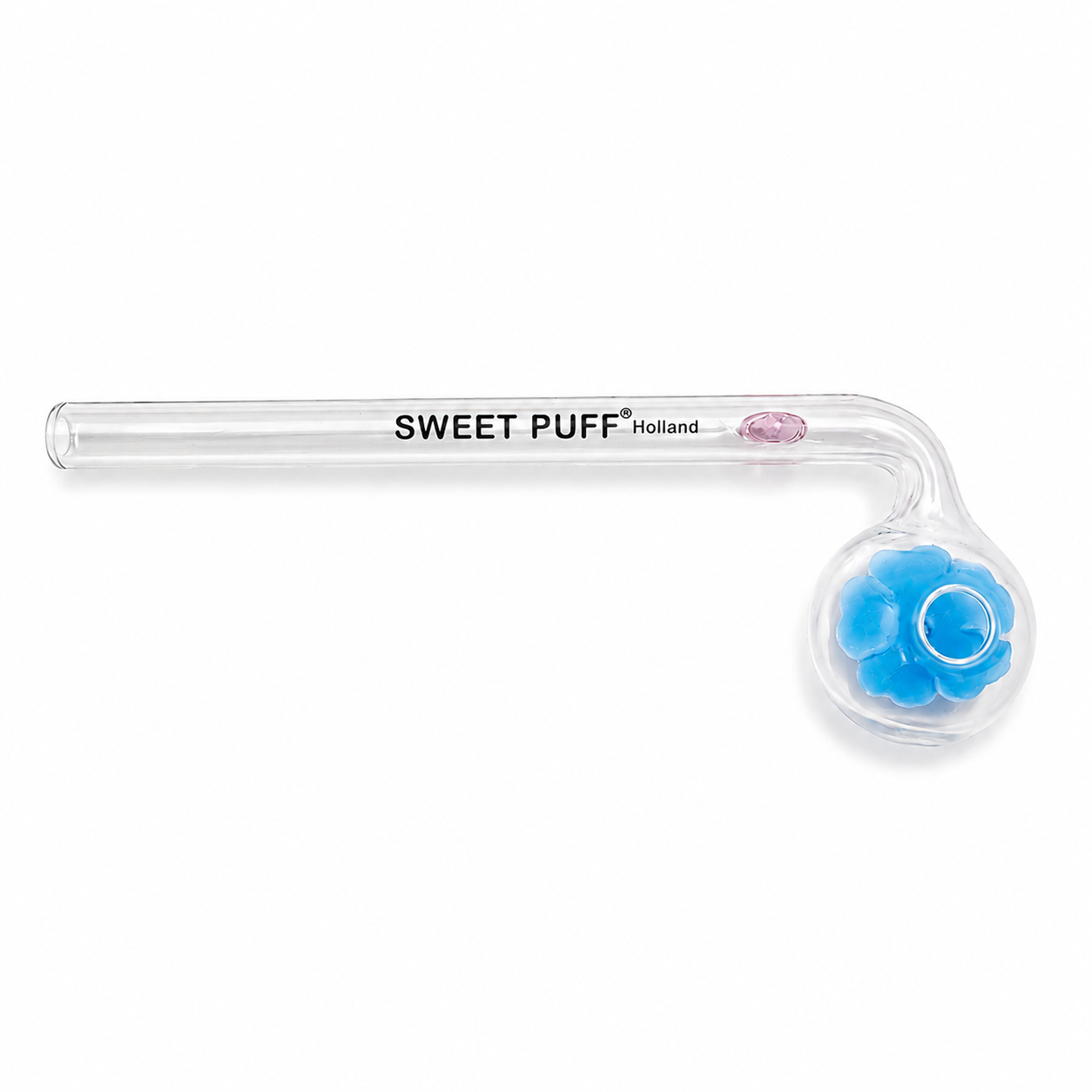 Flower Sweet Puff Glass Pipe 14cm