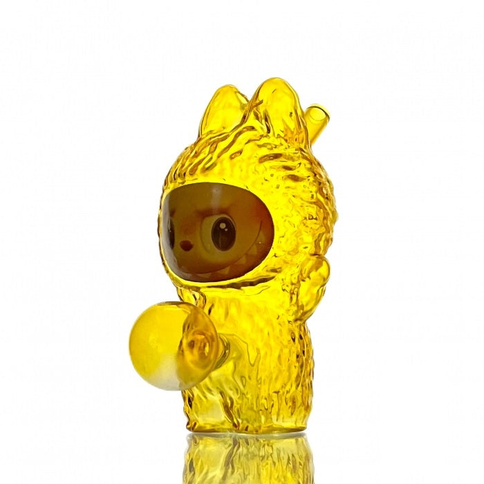 Labubu Mini Bubbler Glass Pipe 12cm