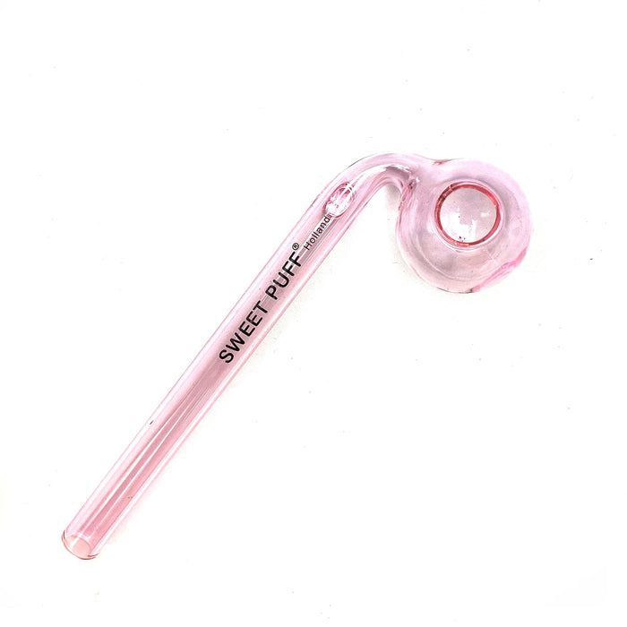 Pink Sweet Puff Glass Pipe 14cm