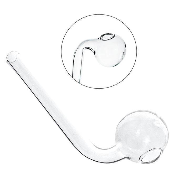 Vertical Curved Glass Pipe 11cm