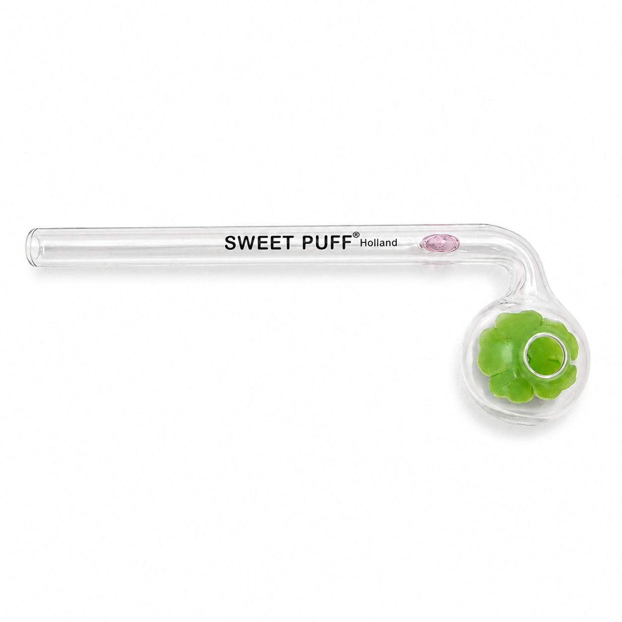 Flower Sweet Puff Glass Pipe 14cm