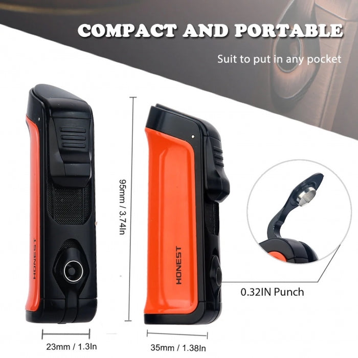 Honest Triple Jet Lighter 9.5cm