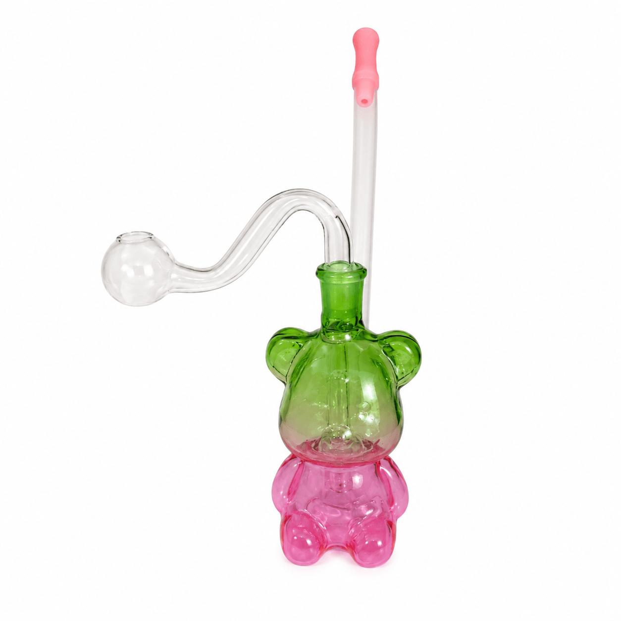 Bear Glass Water Pipe 10cm - Oz Sweet Puff