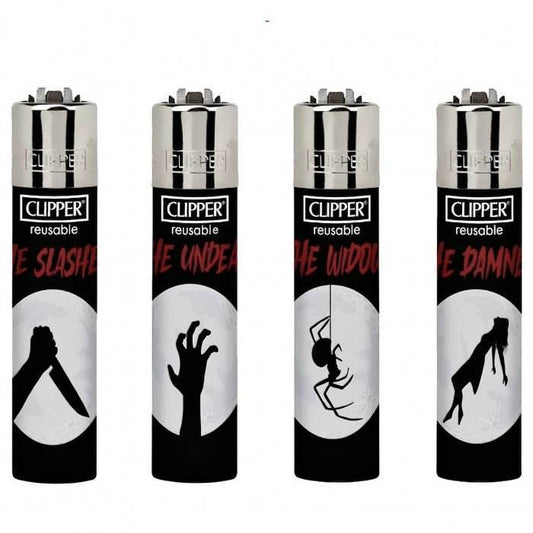Clipper Halloween Refillable Gas Lighter - Bong Empire