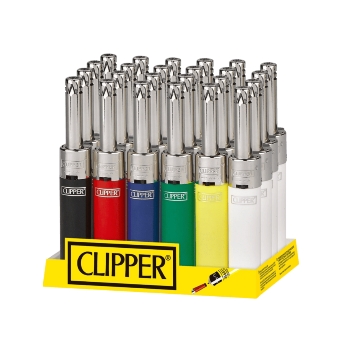 Clipper Mini Tube Jet Lighter Solid