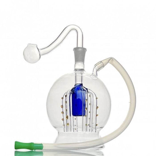 Glass Percolator Bubbler Water Pipe 11cm