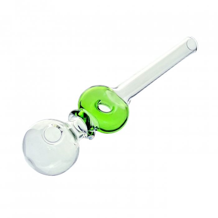 Donut Straight Glass Pipe 14cm