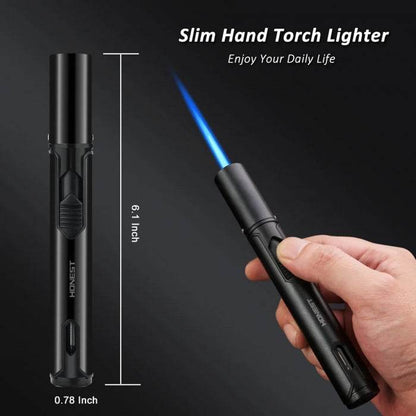 Honest Slim Jet Torch Lighter Refillable Butane 16cm - Bong Empire