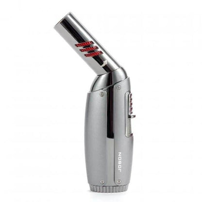 Jobon Adjustable Nozzle Jet Torch Lighter Grey - Bong Empire