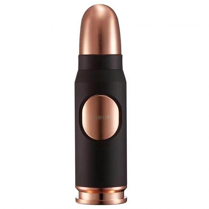Jobon Bullet Shaped Cigar Jet Lighter Black Gold - Bong Empire