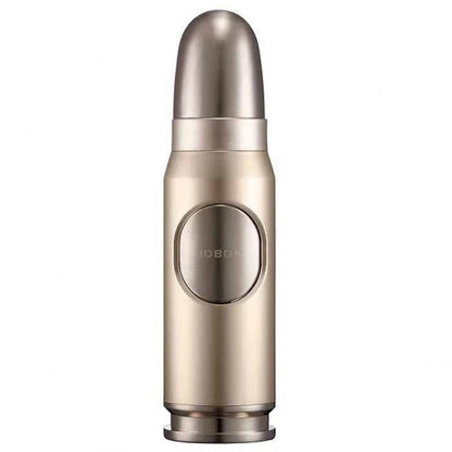 Jobon Bullet Shaped Cigar Jet Lighter Silver - Bong Empire