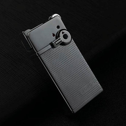 JOBON Dual Jet & Normal Flame Lighter Gun Grey