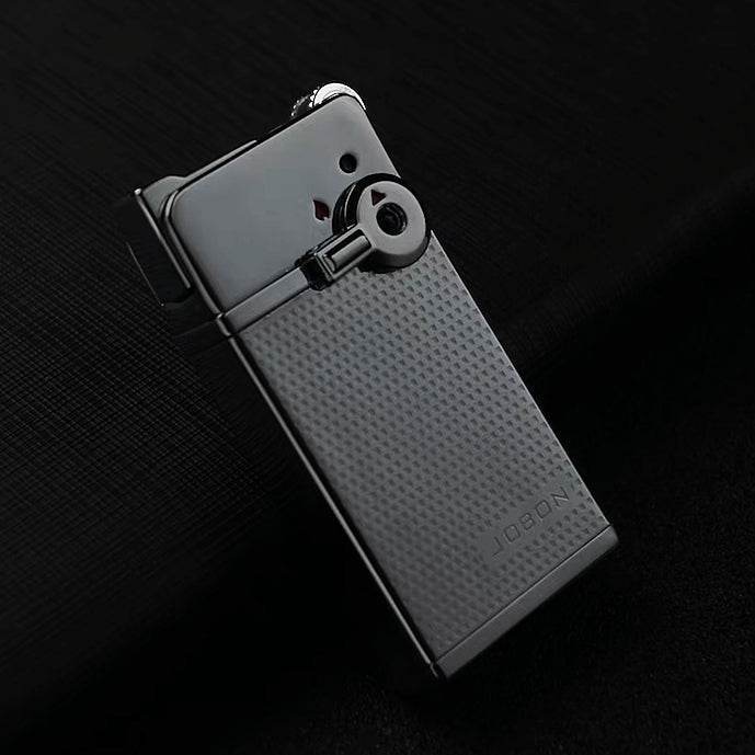 JOBON Dual Jet & Normal Flame Lighter Gun Grey - Bong Empire