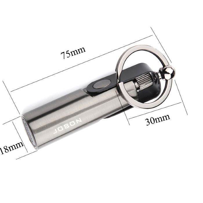 Jobon Matchlike Metal Portable Lighter With Key Ring