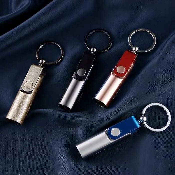 Jobon Matchlike Metal Portable Lighter With Key Ring