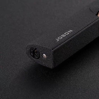 JOBON Matte Black Flint Lit Slim Jet Lighter - Bong Empire