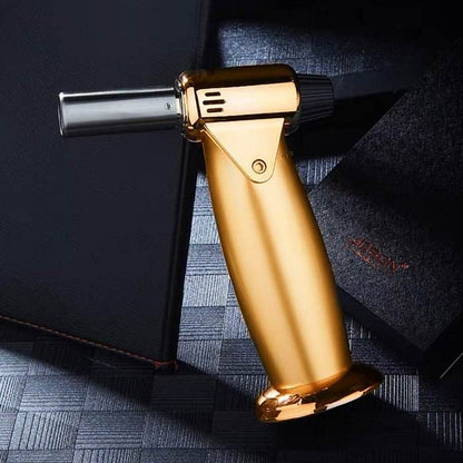 Jobon Multi Purpose Professional Jet Burner Torch Lighter Gold - Bong Empire