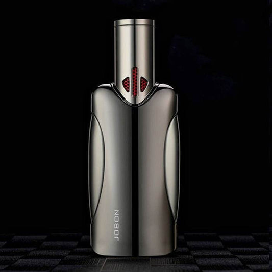 Jobon Quadruple Jet Flame Lighter Grey - Bong Empire