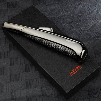 Jobon Rifle Shape Extra Long Jet Lighter 20cm Grey - Bong Empire