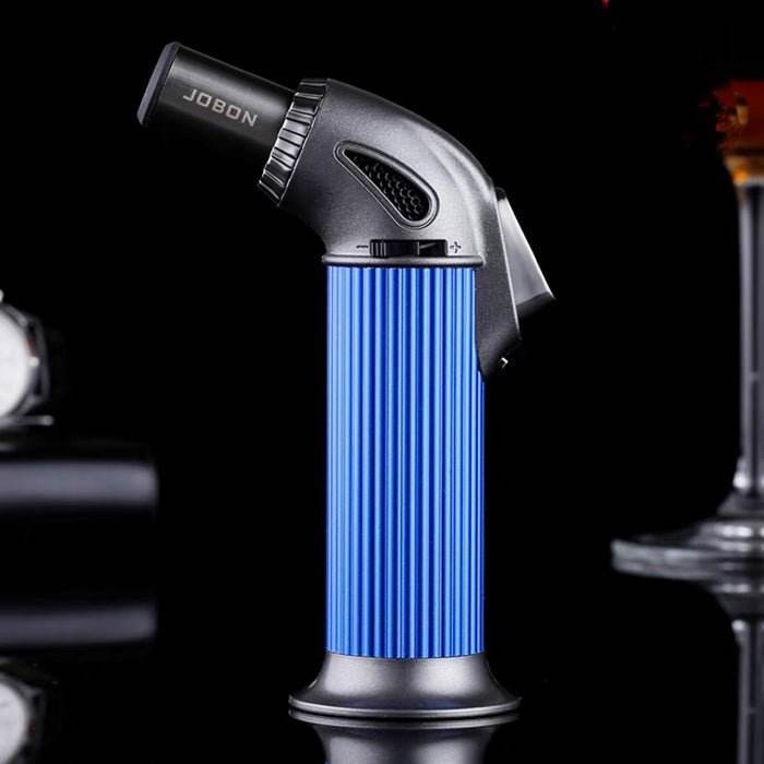 Jobon Standing Jet Torch Lighter Blue - Bong Empire