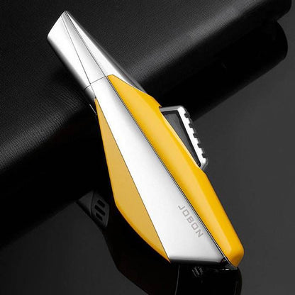 Jobon Superior Metal Single Jet Flame Lighter Yellow