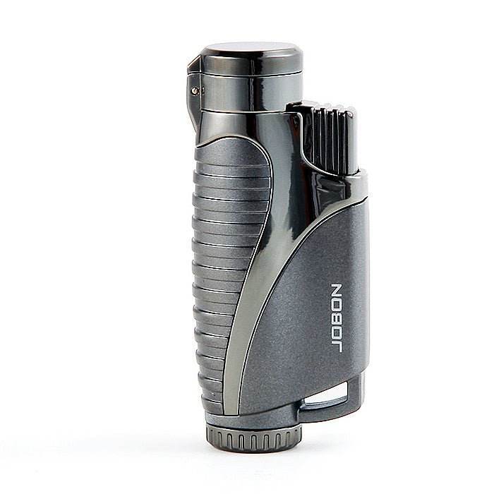 Jobon Triple Jet Flame Lighter Grey - Bong Empire