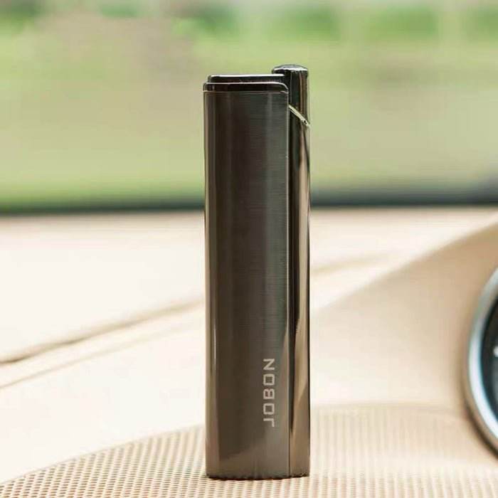JOBON Windproof Hidden Jet Flame Lighter Grey - Bong Empire