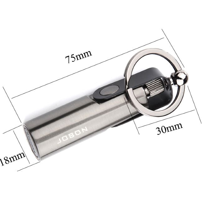 Jobon Matchlike Mini Metal Portable Lighter with Key Ring - Bong Empire
