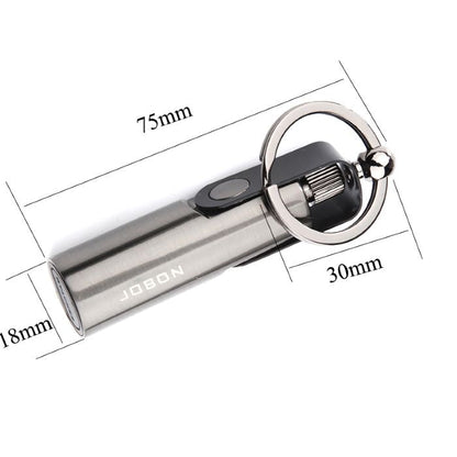 Jobon Matchlike Mini Metal Portable Lighter with Key Ring - Bong Empire