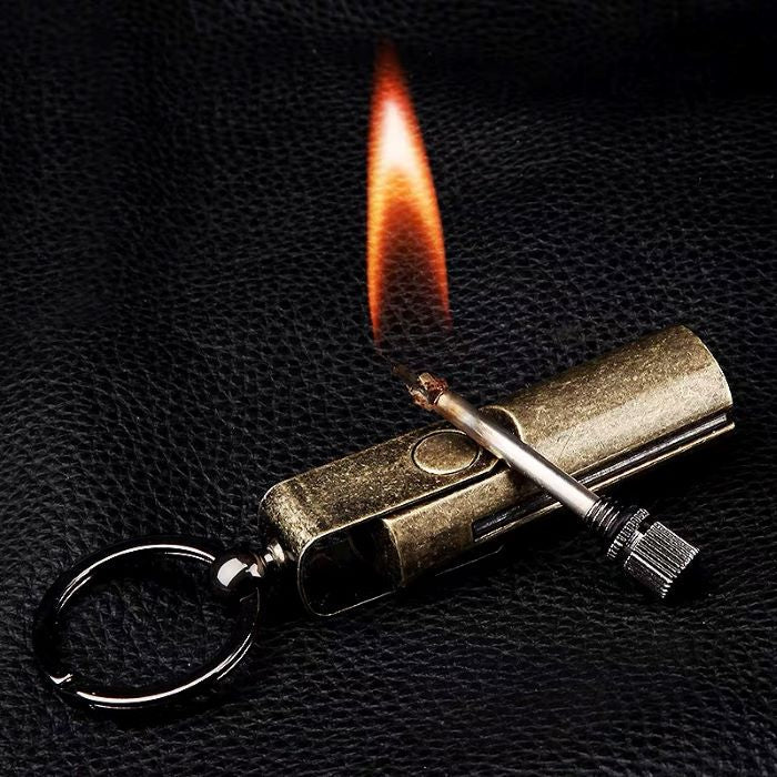 Jobon Matchlike Mini Metal Portable Lighter with Key Ring - Bong Empire