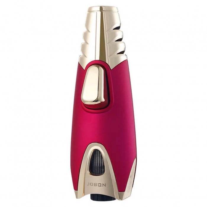 Jobon Rocket Torch Zinc Alloy Jet Flame Lighter Pink