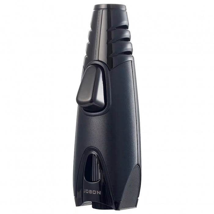 Jobon Rocket Torch Zinc Alloy Jet Flame Lighter Black - Bong Empire