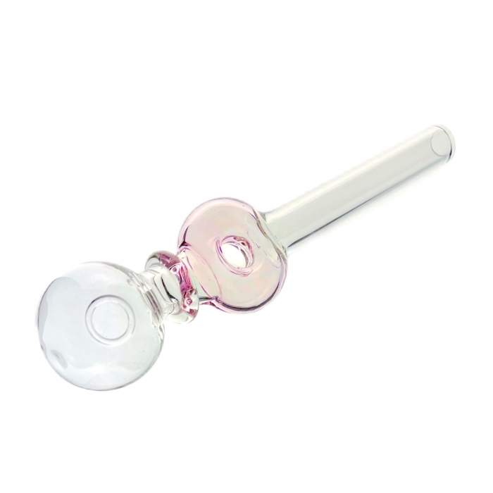 Donut Straight Glass Pipe 14cm