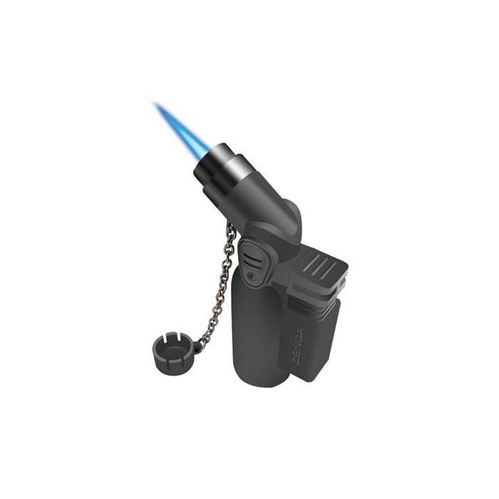 ZENGAZ Angle Torch Jet Lighter With Chain Lid