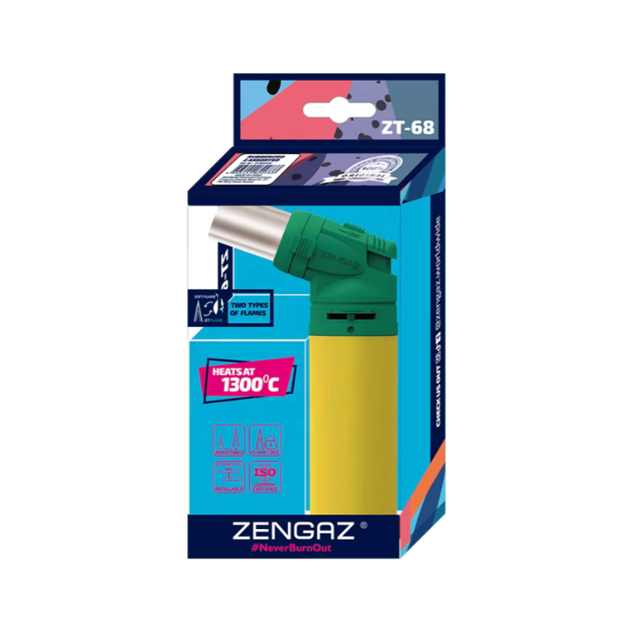 Zengaz Standing Jet Lighter Yellow